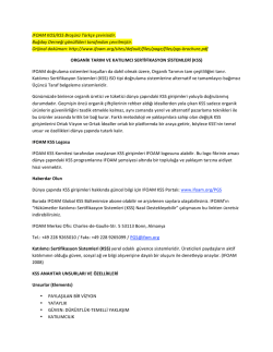IFOAM KOS Broşürü Türkçe Çevirisi