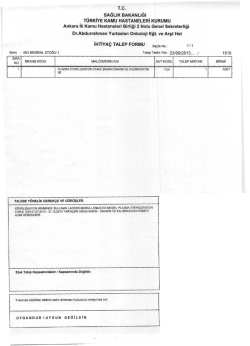 sAĞLıK BAKANLIĞI - Dr. Abdurrahman Yurtaslan Ankara Onkoloji