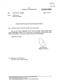 S&uuml;resi Ge&ccedil;tikten Sonra Gelen Cevap