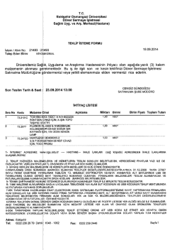 Eskişehir Osmangazi &Uuml;niversitesi Hastanesi