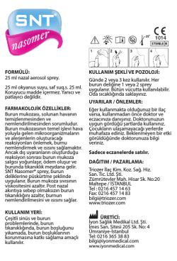 SNT Nasomer 25 ml (Prospektus)