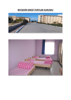 BEYŞEHİR KREDİ YURTLAR KURUMU