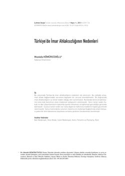 Tam Metin (PDF) - İş Ahlakı Dergisi
