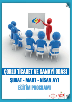 Eğitim Başvuruları Hakkında - &Ccedil;orlu Ticaret ve Sanayi Odası