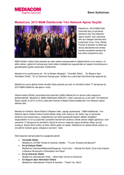 News from: - MediaCom