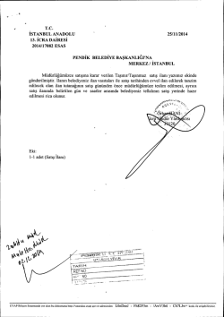 25/11/2014 13. İCRA DAİRESİ 2014/17082 EsAs