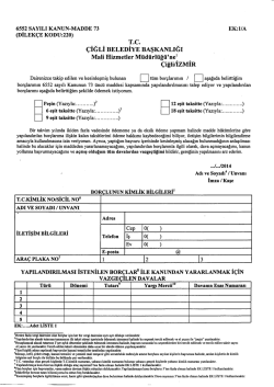 tc çiğli belediye başkanlığı