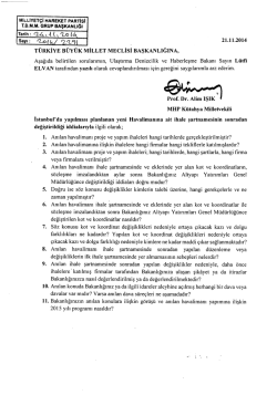 Mittıvsr&ccedil;l HAREKET PARTIsI rBMıvı. GRUP BAşKANuGı