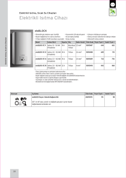Elektrikli Isıtma Cihazı