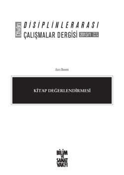 KİTAP DEĞERLENDİRMESİ