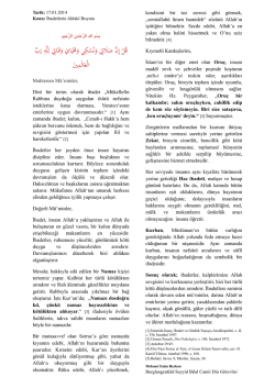 Hutbe (iki s&uuml;tunlu PDF)