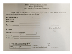 İtfaiye başvuru formu ve gerekli belgeler i&ccedil;in