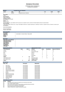ISGP102 - G&uuml;m&uuml;şhane Meslek Y&uuml;ksekokulu