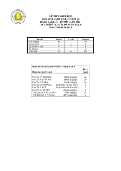 biyoistatistik