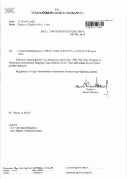 Bağımsız Değerlendirici Alımı