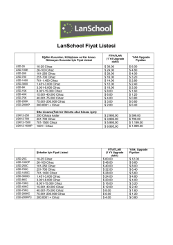 LanSchool Fiyat Listesi