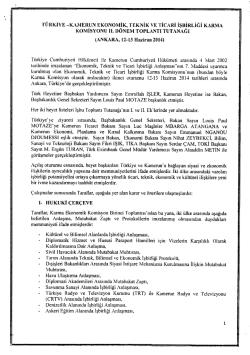 Toplantı tutanağı