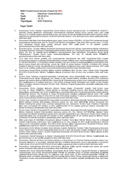 267 nolu toplantı - Mehmet Akif Ersoy &Uuml;niversitesi