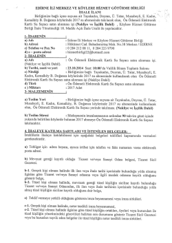 edirne ili merkez ve k&ouml;ylere hizmet g&ouml;t&uuml;rme birliği