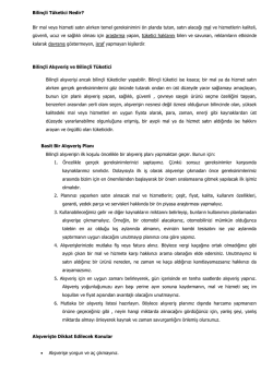 Bilin&ccedil;li T&uuml;ketici Nedir? Bir mal veya hizmeti satın alırken temel