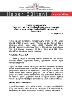 Haber B&uuml;ltenini G&ouml;r&uuml;nt&uuml;lemek İ&ccedil;in Tıklayınız