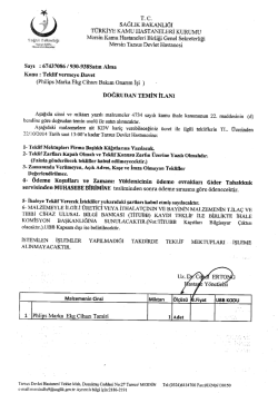 sAĞLİK BAKANLIĞI T&Uuml;RKİYE KAMU HASTANELERİ KURUMU