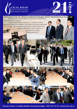 24 Şubat 2014 - Protokol, Basın ve Halkla İlişkiler Koordinat&ouml;rl&uuml;ğ&uuml;