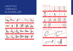 montaj yardımcı elemanları