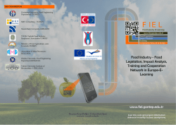 Food Industry - Food Legislation, Impact Analysis, Training