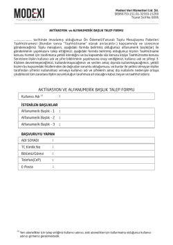 Modexi Veri Hizmetleri Ltd. Şti. &reg; 98966759-151.01