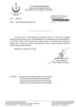 A&ccedil; - T&uuml;rkiye Kamu Hastaneleri Kurumu