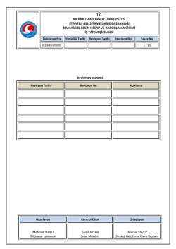 Muhasebe Kesin Hesap ve Raporlama Birimi