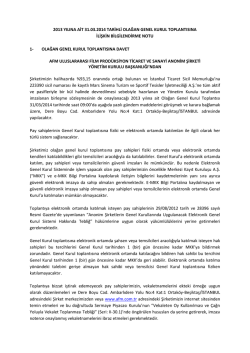 karar sıra no - Mars Entertainment Group