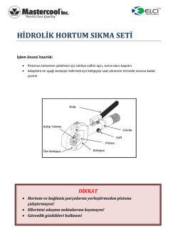 hidrolik hortum sıkma seti