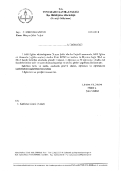 T.C. YUNUSEMRE KAYMAKAMLIĞI İl&ccedil;e Miııi Eğitim M&uuml;d&uuml;rl&uuml;ğ&uuml;