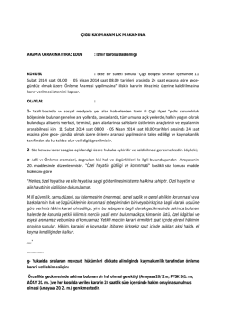 &ccedil;iğli kaymakamlığına yapılan başvuru i&ccedil;in l&uuml;tfen