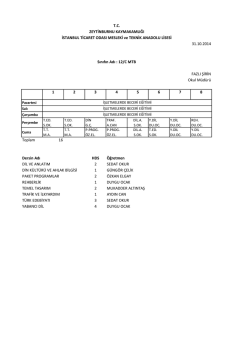 12/C Sınıfı