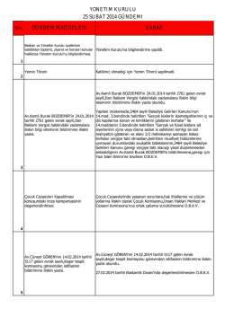 25 şubat 2014 - İzmir Barosu