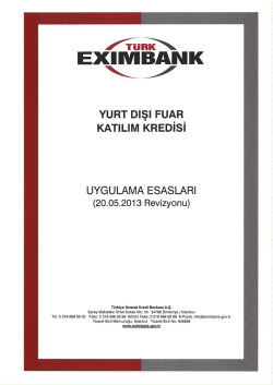 /nıı=ıı&lsaquo;\ - T&uuml;rk Eximbank