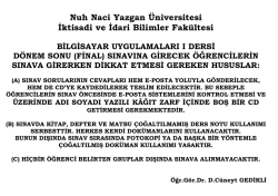 0-NNY 2014-2015 Sınav Katılım Duyuru G&uuml;z Vize