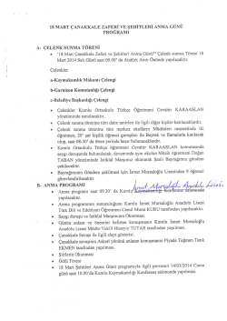 18 MART &Ccedil;ANAkkAı&AElig; zArnnt vr. şızııirı..nnı`ı ANMA G&Uuml;N&Uuml;