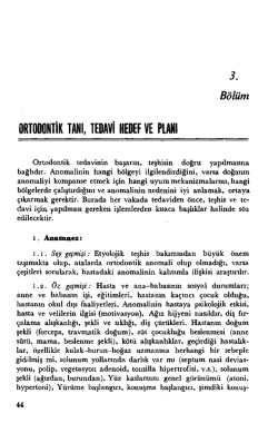 &Ucirc;RT&Ucirc;IIIJNTİK TANI, TEDAVİ lll&scaron;lllEF VE PLANI
