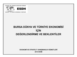 Ekim 2014 Aylık Değerlendirme Raporu