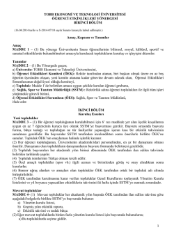 TOBB EKONOMİ VE TEKNOLOJİ &Uuml;NİVERSİTESİ &Ouml;ĞRENCİ