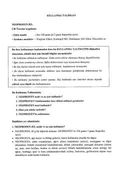 kullanma talimatı - Ilacprospektusu.com