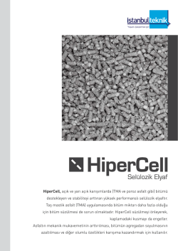 HiperCell, a&ccedil;ık ve yarı a&ccedil;ık karışımlarda (TMA ve