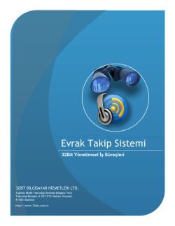 Evrak Takip Sistemi