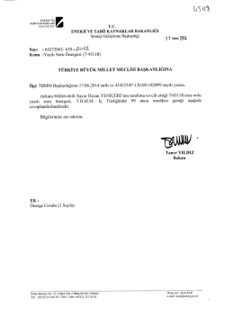 Cevap - T&uuml;rkiye B&uuml;y&uuml;k Millet Meclisi