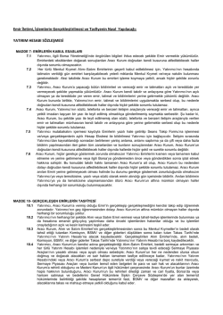 Emir İletimi, İşlemlerin Ger&ccedil;ekleştirilmesi ve Tasfiyenin Nasıl