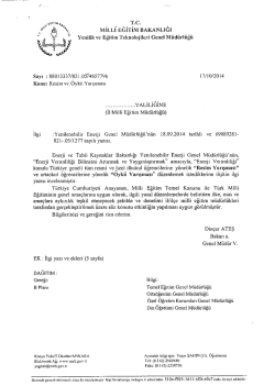 Son Başvuru : 18 Kasım 2014 - Alpu İl&ccedil;e Milli Eğitim M&uuml;d&uuml;rl&uuml;ğ&uuml;